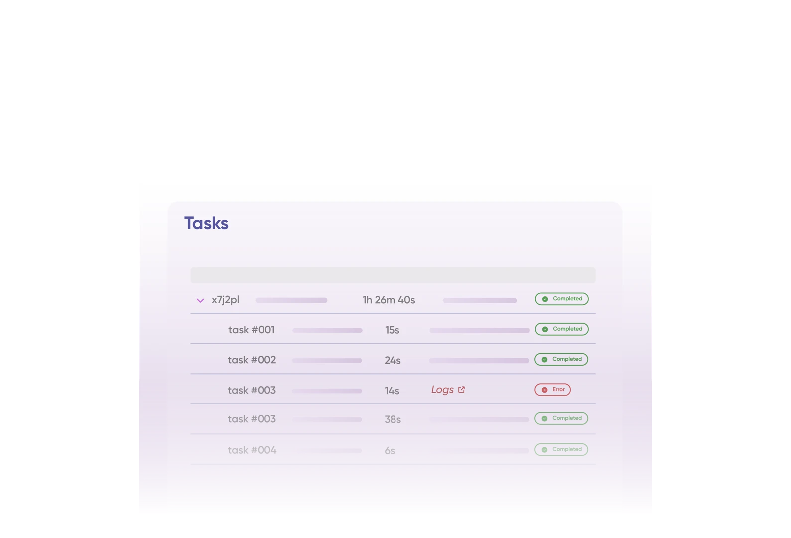 ByteNite Tasks UI Graph - Layer 2